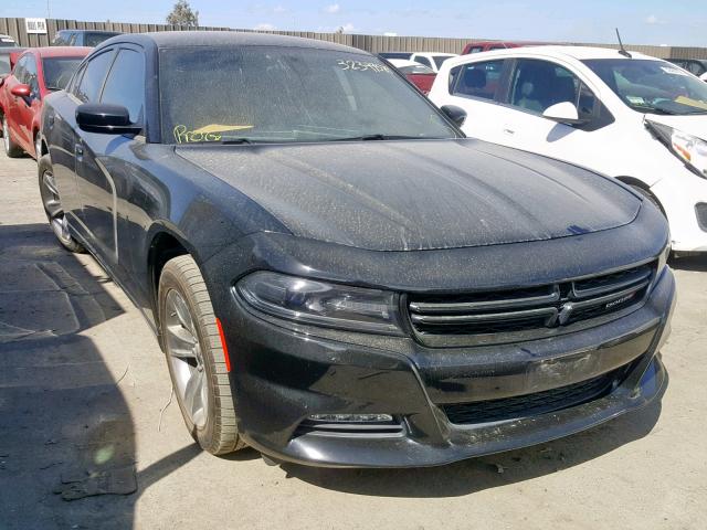 2C3CDXHG7GH222637 - 2016 DODGE CHARGER SX BLACK photo 1