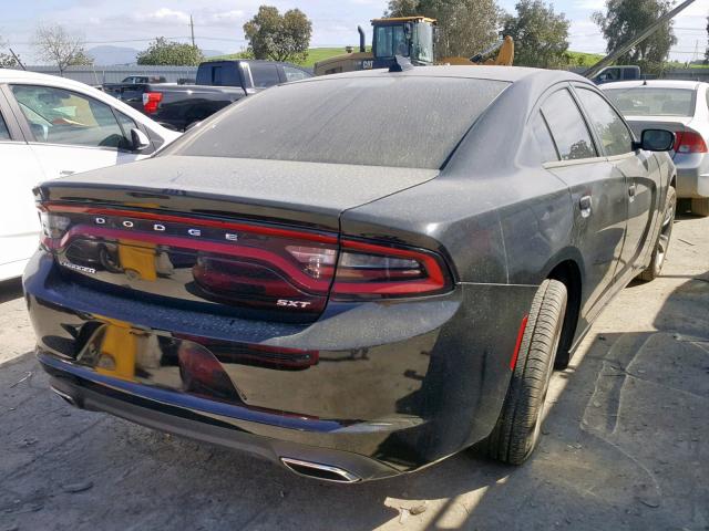 2C3CDXHG7GH222637 - 2016 DODGE CHARGER SX BLACK photo 4