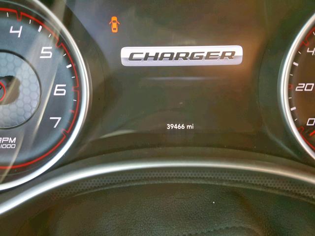 2C3CDXHG7GH222637 - 2016 DODGE CHARGER SX BLACK photo 8