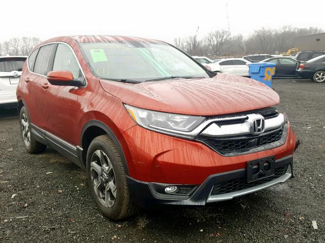 5J6RW2H51JL028756 - 2018 HONDA CR-V EX RED photo 1