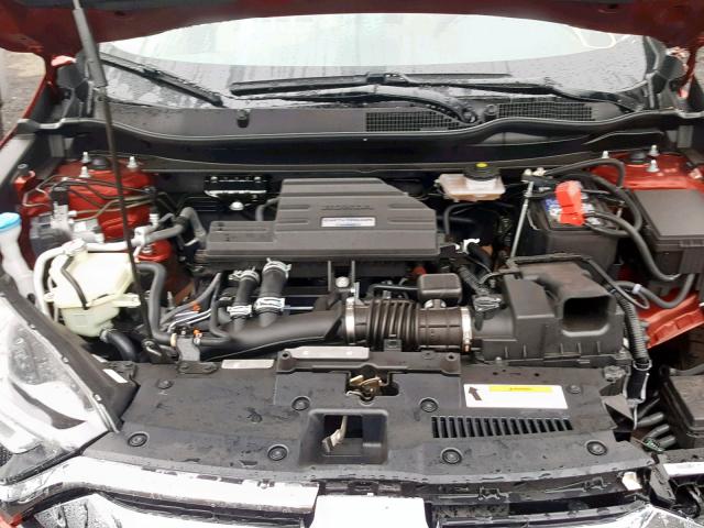 5J6RW2H51JL028756 - 2018 HONDA CR-V EX RED photo 7