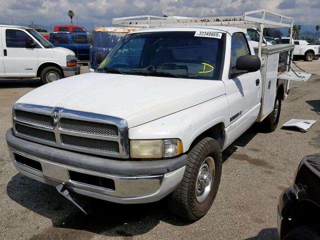 3B7KC26Z5WM257680 - 1998 DODGE RAM 2500 WHITE photo 2