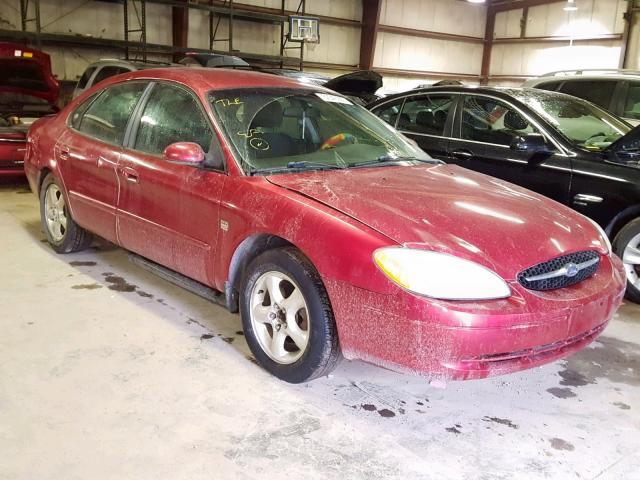 1FAFP55S6YG232348 - 2000 FORD TAURUS SES RED photo 1