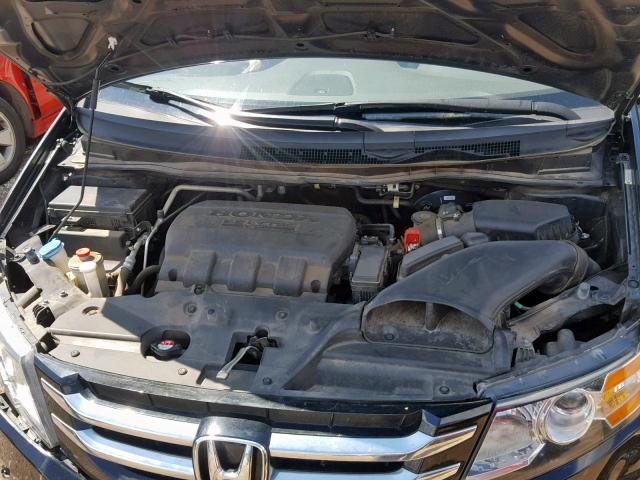 5FNRL5H68EB129326 - 2014 HONDA ODYSSEY EX BLACK photo 7