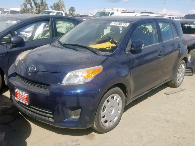 JTKKU10429J035628 - 2009 TOYOTA SCION XD BLUE photo 2