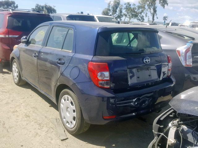 JTKKU10429J035628 - 2009 TOYOTA SCION XD BLUE photo 3