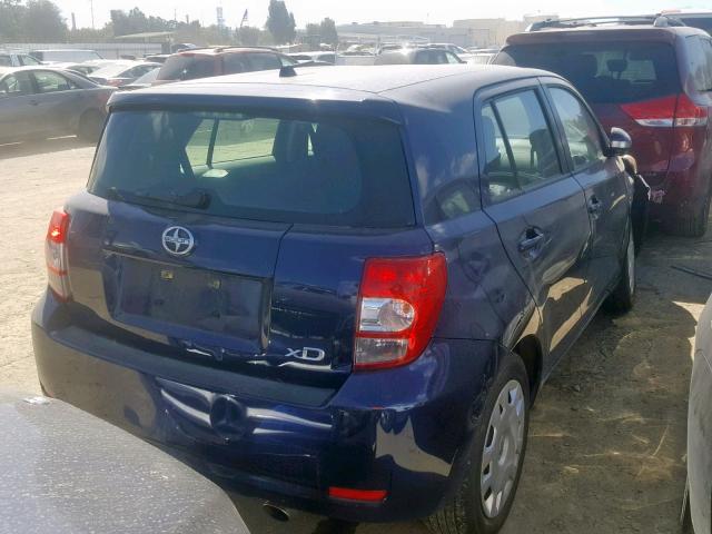 JTKKU10429J035628 - 2009 TOYOTA SCION XD BLUE photo 4