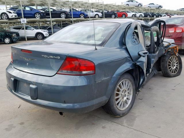 1C3EL56R15N533036 - 2005 CHRYSLER SEBRING TO TEAL photo 4