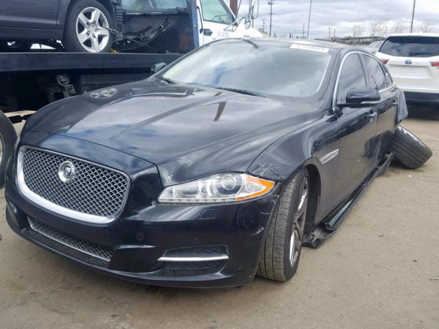 SAJWA2GB1BLV06529 - 2011 JAGUAR XJL BLACK photo 2