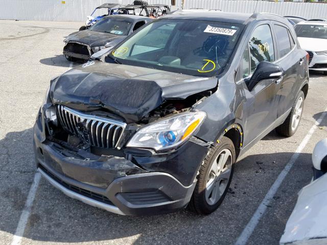 KL4CJESB5FB128960 - 2015 BUICK ENCORE BLACK photo 2