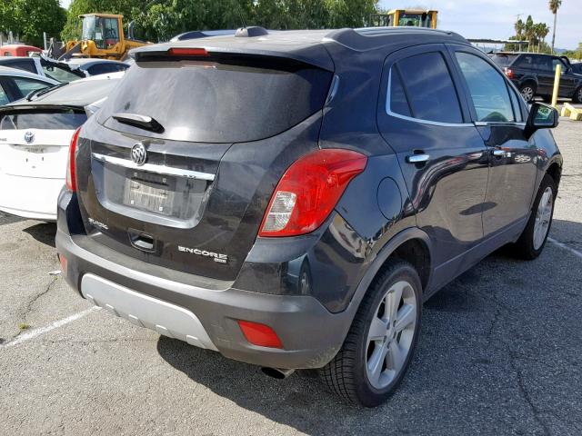 KL4CJESB5FB128960 - 2015 BUICK ENCORE BLACK photo 4