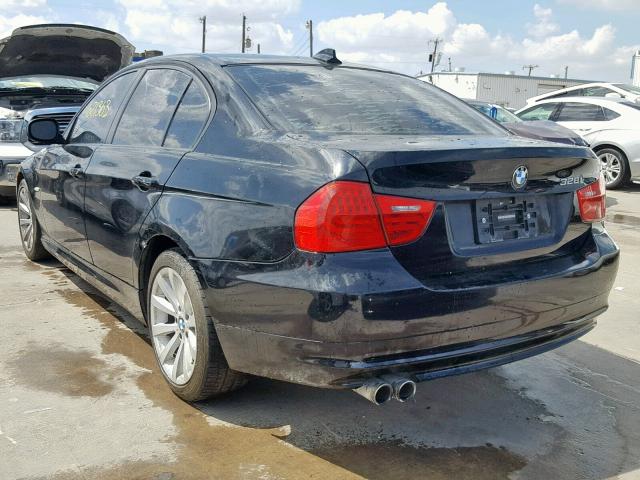 WBAPH5G56BNM83339 - 2011 BMW 328 I SULE BLACK photo 3