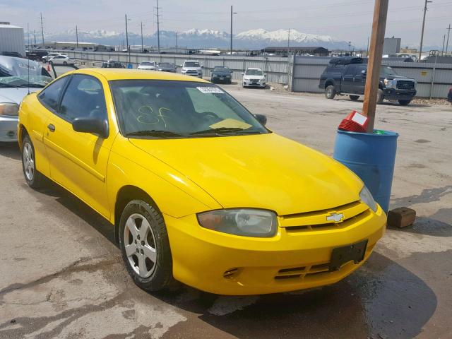 1G1JF12F747202057 - 2004 CHEVROLET CAVALIER L YELLOW photo 1