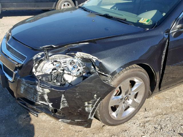 1G1ZB5E03CF153750 - 2012 CHEVROLET MALIBU LS BLACK photo 9