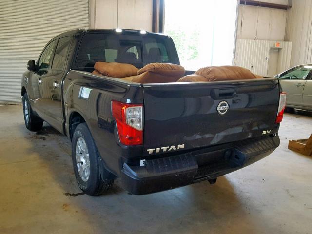 1N6AA1E6XHN540276 - 2017 NISSAN TITAN SV BLACK photo 3