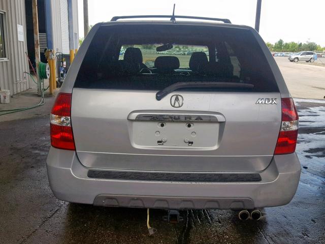 2HNYD18602H502568 - 2002 ACURA MDX TOURIN SILVER photo 10