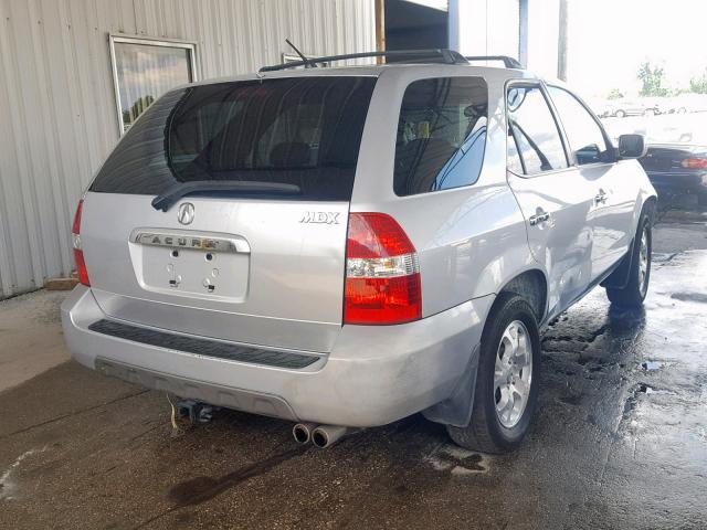 2HNYD18602H502568 - 2002 ACURA MDX TOURIN SILVER photo 4