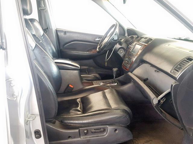 2HNYD18602H502568 - 2002 ACURA MDX TOURIN SILVER photo 5