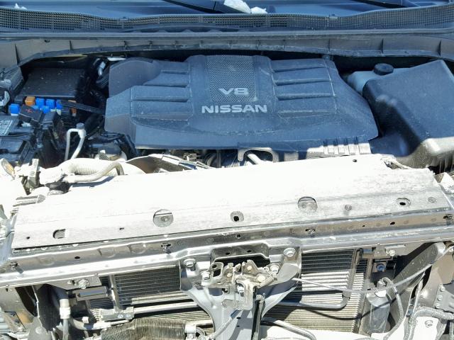 1N6AA1E56JN546797 - 2018 NISSAN TITAN SV CHARCOAL photo 7