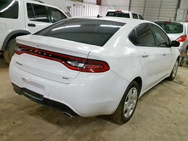 1C3CDFBA5DD337714 - 2013 DODGE DART SXT WHITE photo 4