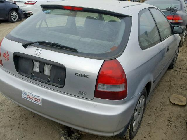 2HGEJ6348YH101588 - 2000 HONDA CIVIC DX SILVER photo 9