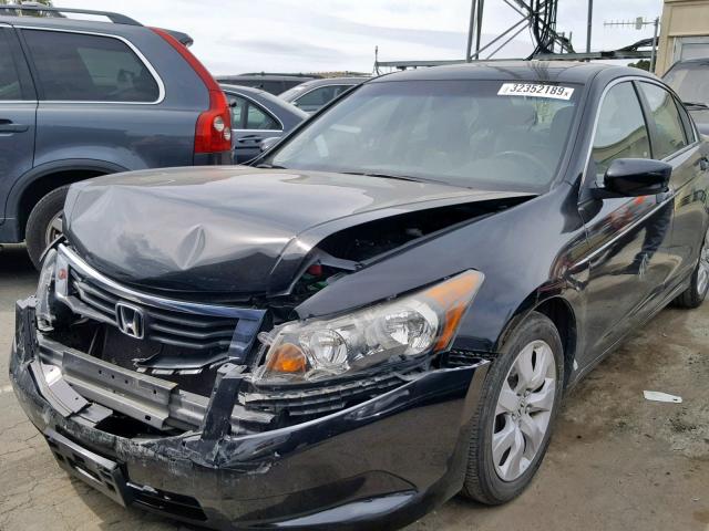 1HGCP2F87AA150122 - 2010 HONDA ACCORD EXL BLACK photo 2