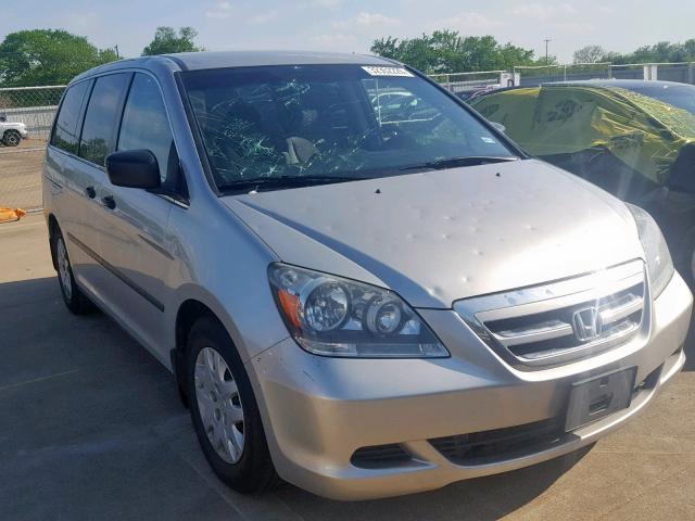 5FNRL38247B133183 - 2007 HONDA ODYSSEY LX BLACK photo 1