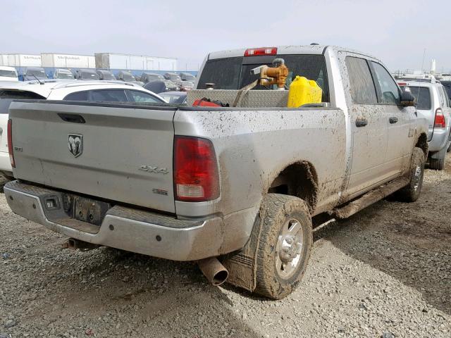 3C63D3DL0CG323026 - 2012 DODGE RAM 3500 S SILVER photo 4