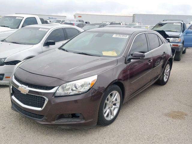 1G11C5SL6FF155182 - 2015 CHEVROLET MALIBU 1LT PURPLE photo 2