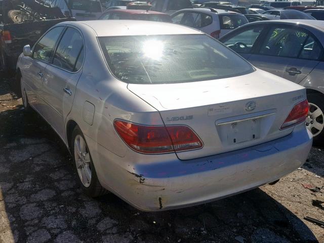 JTHBA30G665168319 - 2006 LEXUS ES 330 SILVER photo 3