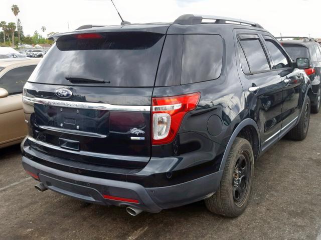 1FM5K8D84EGB44014 - 2014 FORD EXPLORER X BLACK photo 4