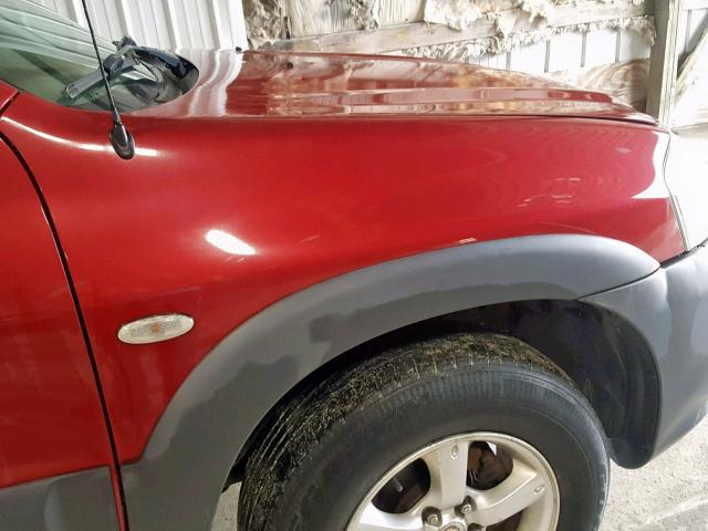 4F2YZ02Z66KM33601 - 2006 MAZDA TRIBUTE I MAROON photo 9