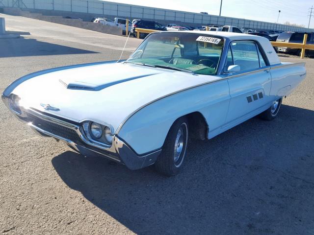 3Y83Z158773 - 1963 FORD T BIRD BLUE photo 2