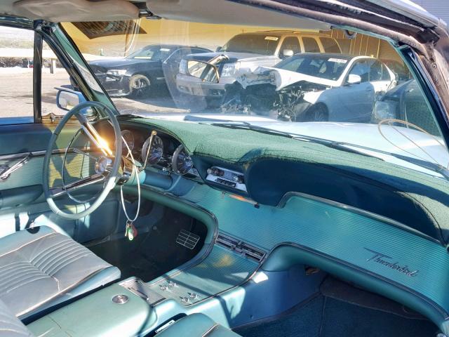 3Y83Z158773 - 1963 FORD T BIRD BLUE photo 9