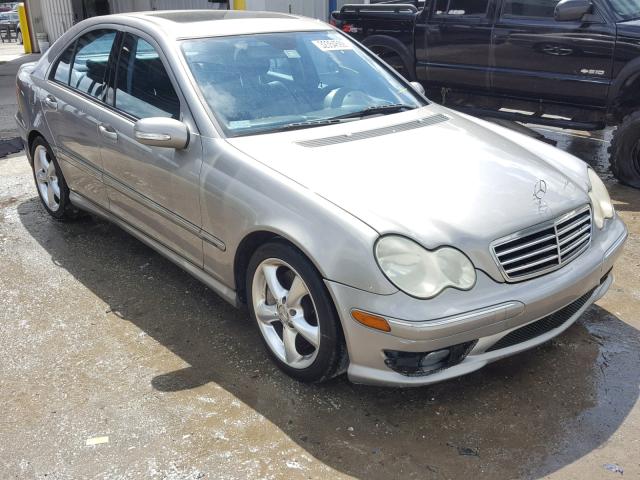 WDBRF40J35F660414 - 2005 MERCEDES-BENZ C 230K SPO SILVER photo 1