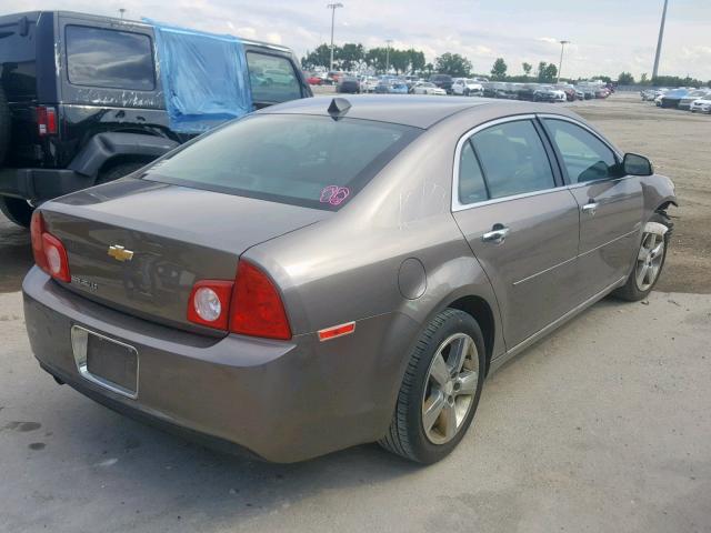 1G1ZD5EU5CF295482 - 2012 CHEVROLET MALIBU 2LT TAN photo 4