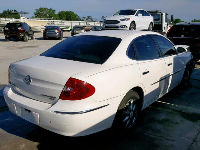 2G4WD582981195979 - 2008 BUICK LACROSSE C WHITE photo 4