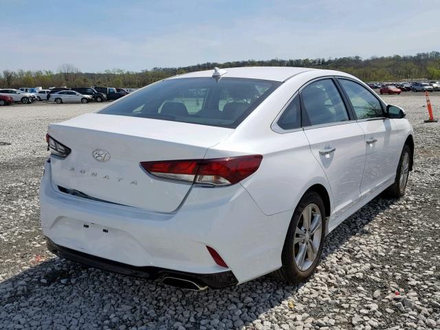 5NPE34AF9JH637996 - 2018 HYUNDAI SONATA SPO WHITE photo 4