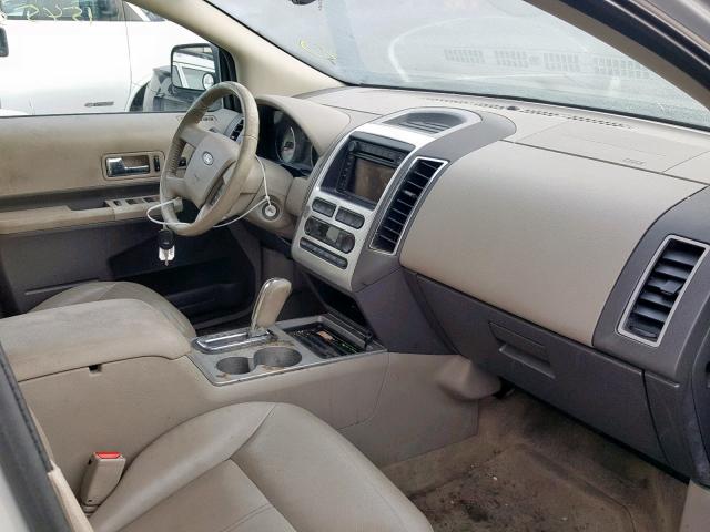 2FMDK39C87BA48375 - 2007 FORD EDGE SEL P WHITE photo 5