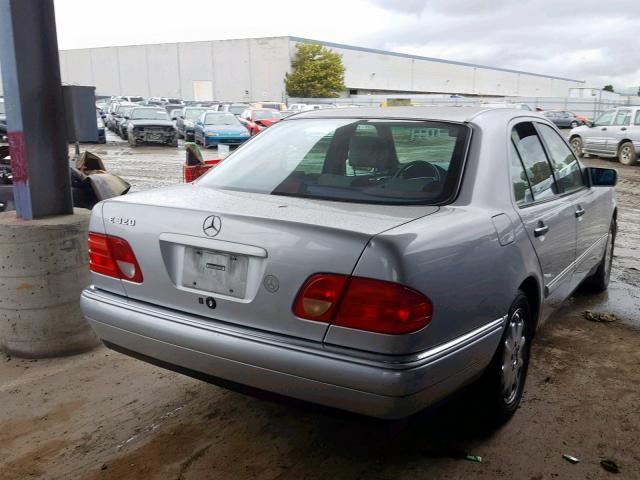 WDBJF55F4VA377671 - 1997 MERCEDES-BENZ E 320 SILVER photo 4