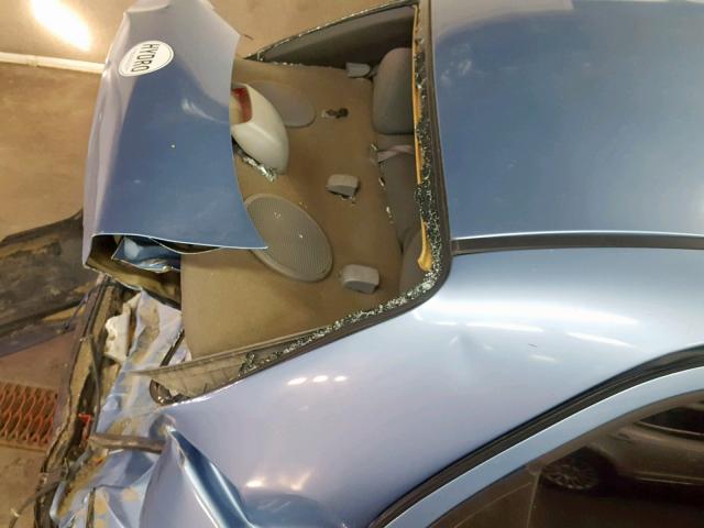 KL1TD52685B378411 - 2005 CHEVROLET AVEO BASE Көк фото 10