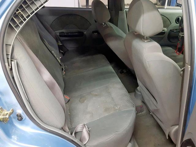 KL1TD52685B378411 - 2005 CHEVROLET AVEO BASE Көк фото 6