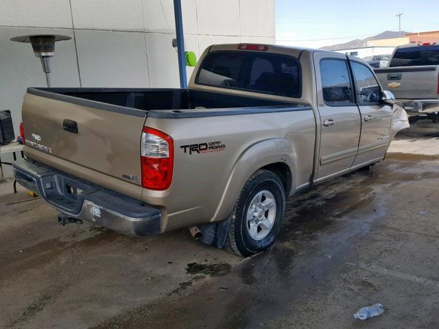 5TBET34126S523701 - 2006 TOYOTA TUNDRA DOU GOLD photo 4