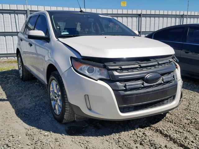 2FMDK3JC7BBB08022 - 2011 FORD EDGE SEL WHITE photo 1