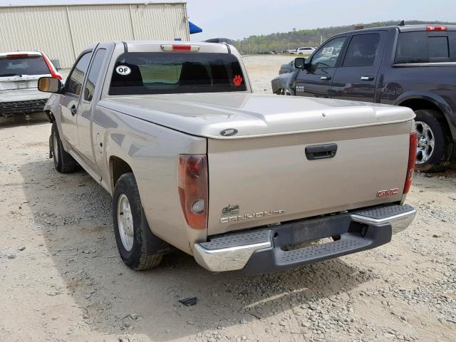 1GTCS196348215416 - 2004 GMC CANYON SILVER photo 3