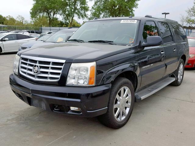 3GYFK66N05G237935 - 2005 CADILLAC ESCALADE E BLACK photo 2