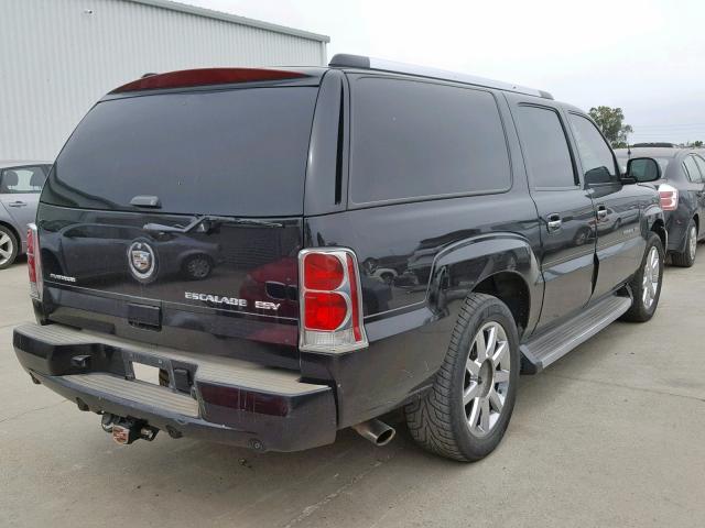 3GYFK66N05G237935 - 2005 CADILLAC ESCALADE E BLACK photo 4