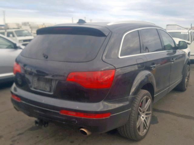 WA1AV74L97D011241 - 2007 AUDI Q7 4.2 QUA BLACK photo 4