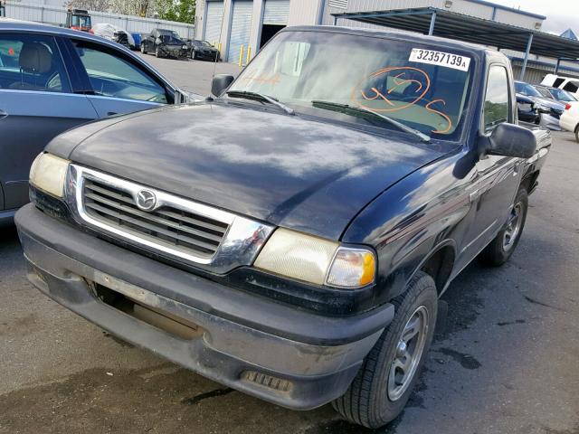 4F4YR12C6WTM41328 - 1998 MAZDA B2500 BLACK photo 2