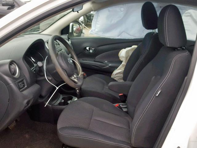 3N1CN7AP0EL837881 - 2014 NISSAN VERSA S WHITE photo 5